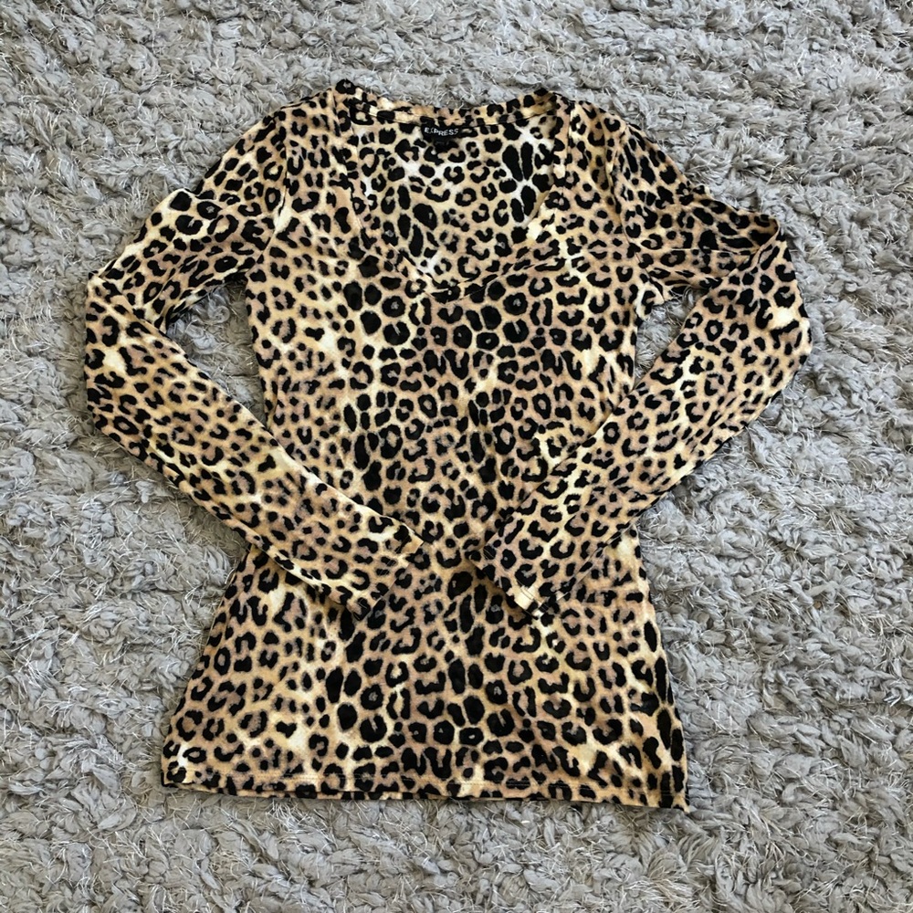 Express Animal Print Long Sleeve